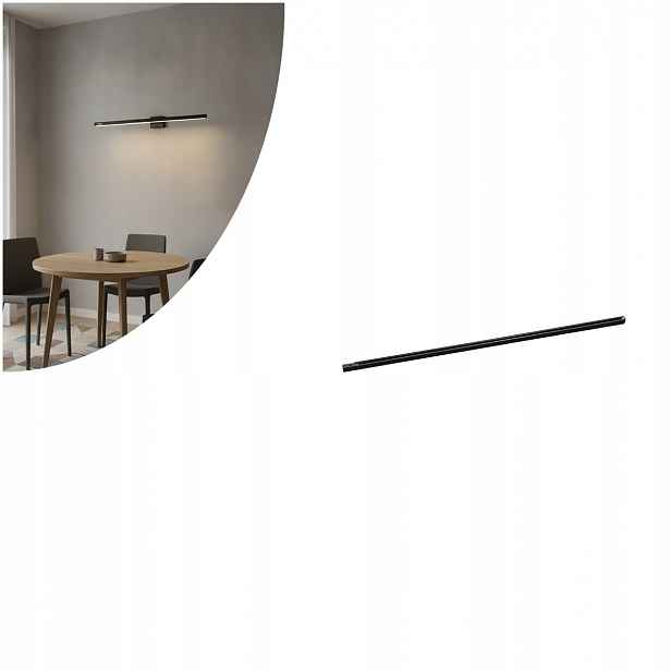 Černá kolejnice 2 m Tracer 3F pro moderní kolejnicové osvětlení Tk Lighting