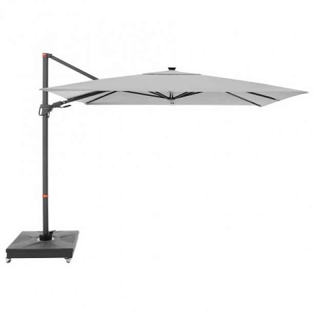 Doppler myZone 220 x 300 cm LED - výkyvný zahradní slunečník s boční tyčí : Desén látky - 827