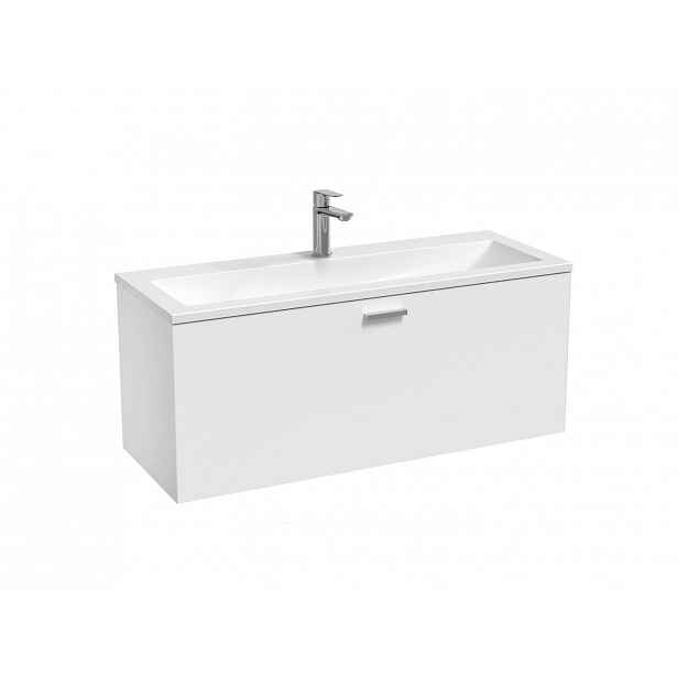 Ravak Clear II - Umyvadlová skříňka 80x38x40 cm, 1 zásuvka, lesklá bílá X000001642