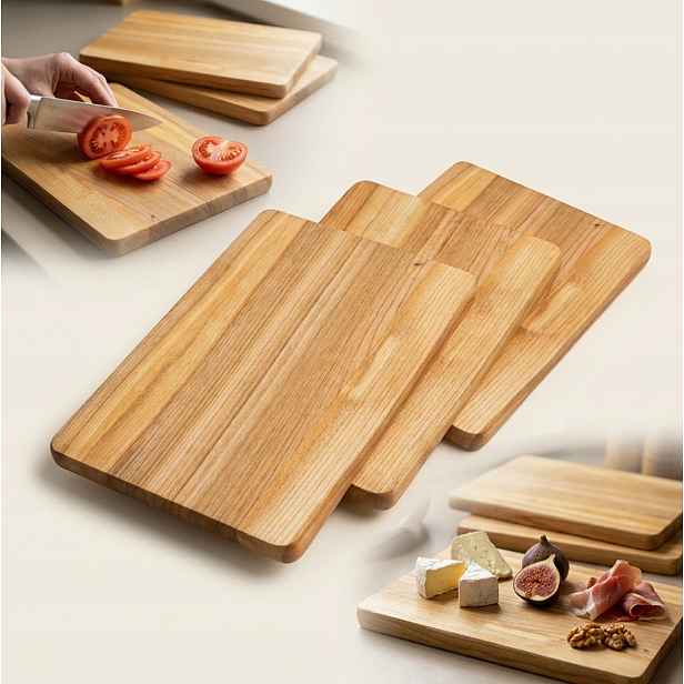 Set x3 Prkének Na Krájení Třešňové dřevo, pevný 30x20x2 cm