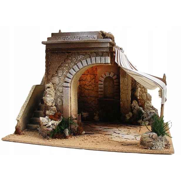 Vánoční Betlém Vánoční Stajenka 50x40x33CM Pro Postavy 15-20CM