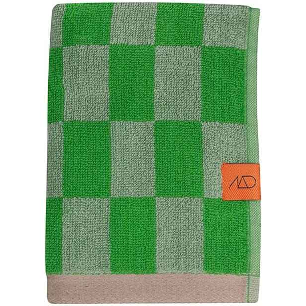 Zelený ručník z bio bavlny 50x90 cm Retro – Mette Ditmer Denmark