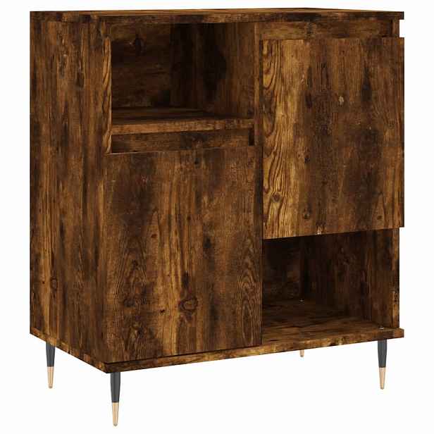 vidaXL Příborník kouřový dub 60 x 35 x 70 cm kompozitní dřevo