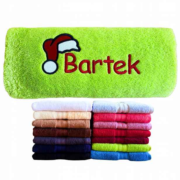 Dárek K Vánocům pro muže, přítele, manžela, syna, bratra, Ručník se jménem