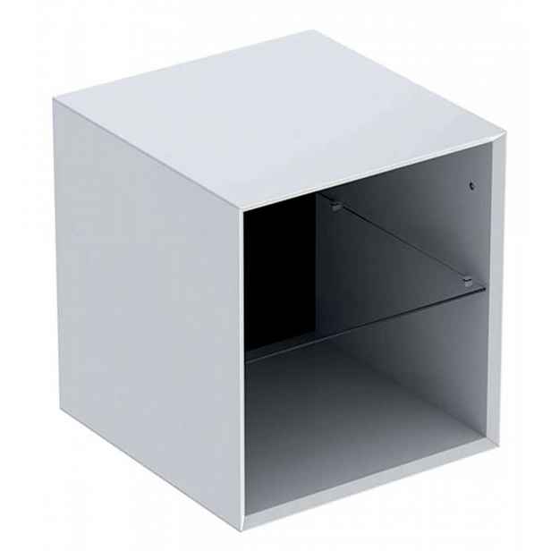 Geberit ONE - Boční skříňka 45x49x47 cm, otevřená, lesklá bílá 505.079.00.1