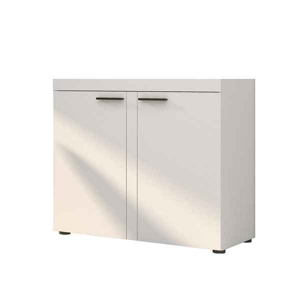 MASSENO KOMODA RITMO, 97x40x82 cm s 2 dvířky, bílá