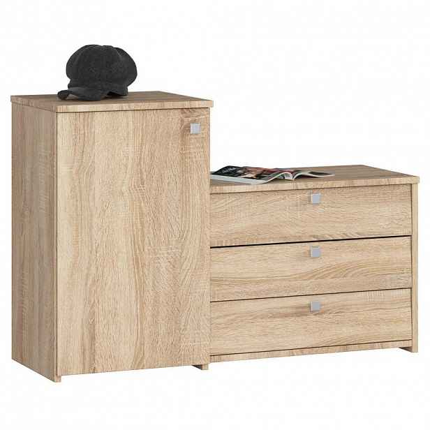 RAUMHIRSCH FURNITURE SKŘÍŇ NA BOTY dub Sonoma 68/98,4/33
