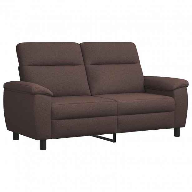 vidaXL Pohovka Tmavě hnědá 178 x 90 x 95 cm Textil