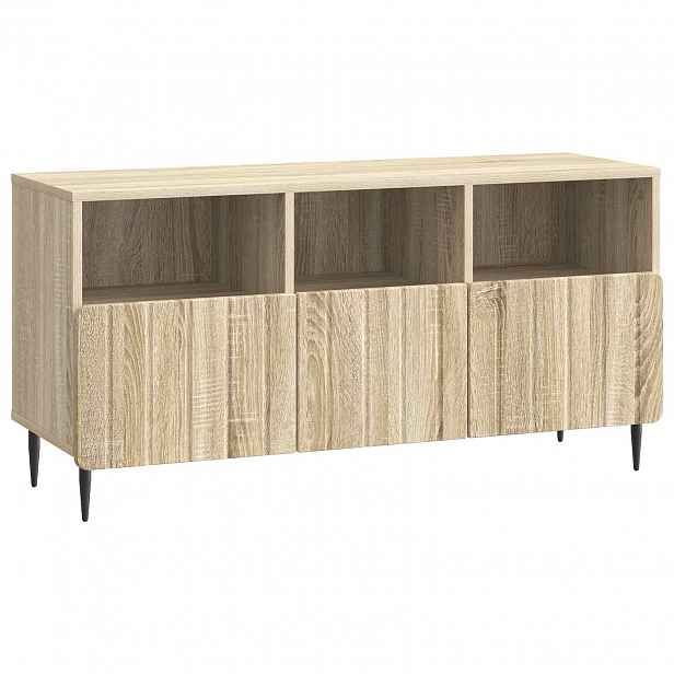 vidaXL Televizní skříň Dub sonoma 102 x 34,5 x 50 cm Kompozitní dřevo