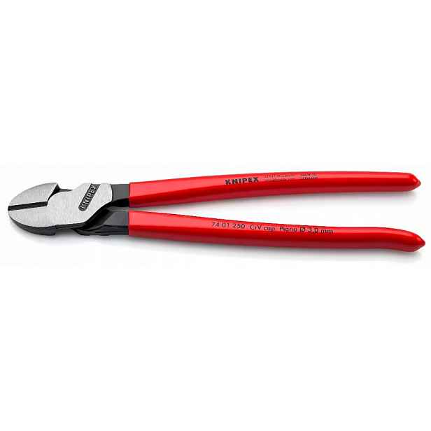 boční řezačka se zvýšeným převodem, 250 mm, Knipex [74 01 250]