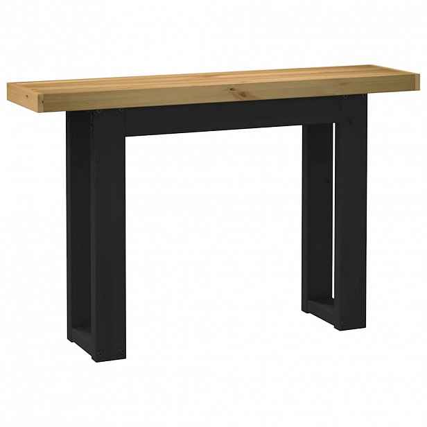 vidaXL Konzolový stolek NOAIN na nohách ve tvaru U 120x30x75 cm