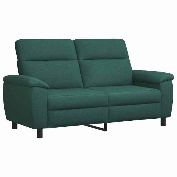 vidaXL Pohovka Tmavě zelená 178 x 90 x 95 cm Textil