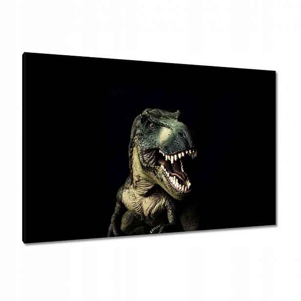 Obrazy 120x80 Tyranosaurus-t-rex černý