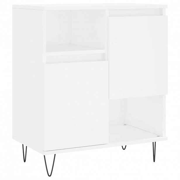 vidaXL Příborník bílý 60 x 35 x 70 cm kompozitní dřevo