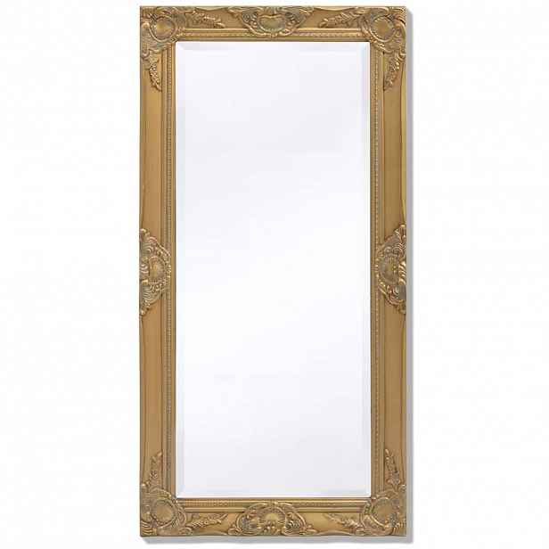 vidaXL Nástěnné zrcadlo barokní styl 100 x 50 cm zlaté