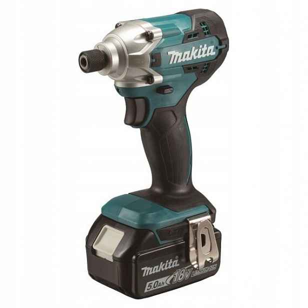 Makita DTD156RTJ aku rázový utahovák Lxt 18V/2*5Ah, 155Nm, upnutí šestihran