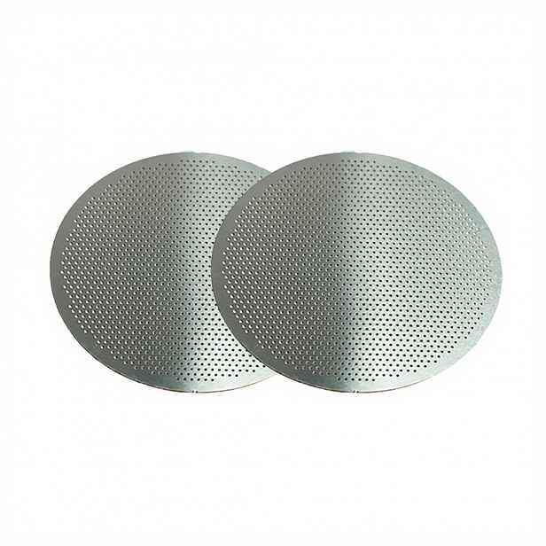 TEMU 2ks kávových filtrů, 5,1/5,3/5,8 cm (2,01/2,09/2,28 palce) Espresso Puck Screen Opakovaně použitelná nerezová ocel Barista Kávový filtr Síťovaná