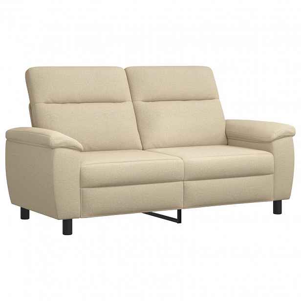 vidaXL Pohovka Krémová 178 x 90 x 95 cm Textil