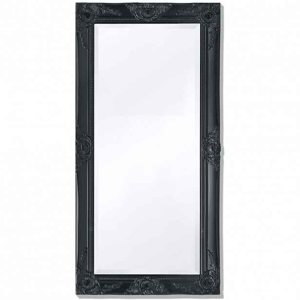 vidaXL Nástěnné zrcadlo barokní styl 100 x 50 cm černé
