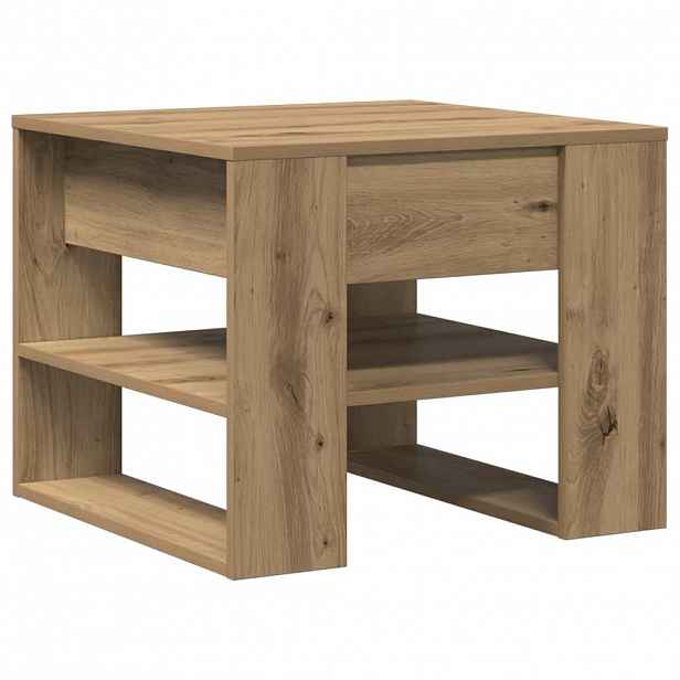 vidaXL Konferenční stolek dub artisan 55,5x55x45 cm kompozitní dřevo