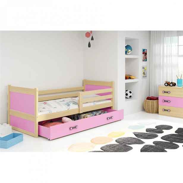 Dětská postel RICO 190x80 cm Borovice Ružové