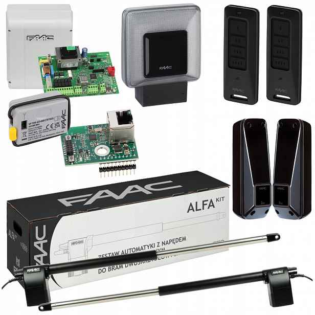 Faac Alfa+ Xwbl- WiFi Lan+ Lampa+ Pilot 2ks pohon dvoukřídlé brány