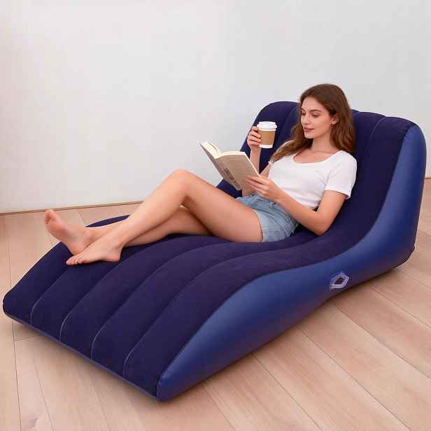Inflatable Lazy Sofa s nožní pumpou – Komfortní lehátko pro domácnost i venkovní použití