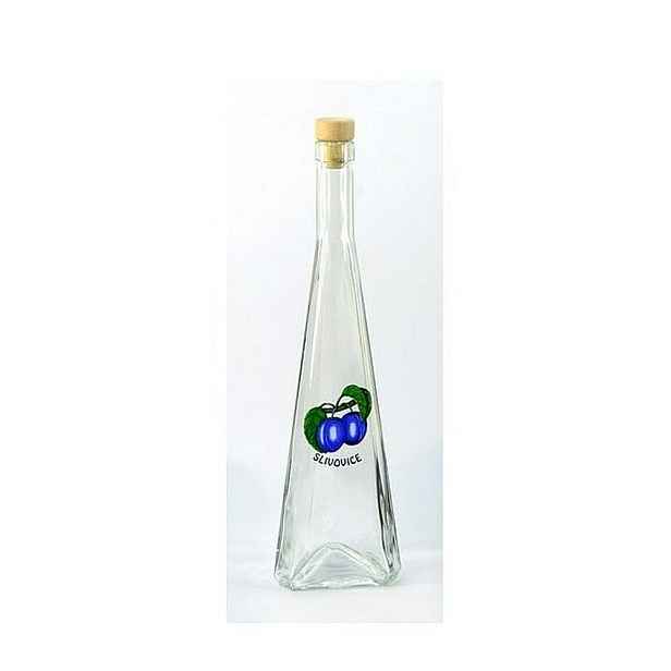 láhev 0,5 l Jehlan, ŠVESTKY, uz.19 dřevo