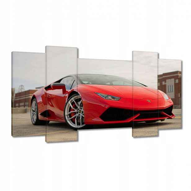 Obrazy 120x65 Červené Ferrari