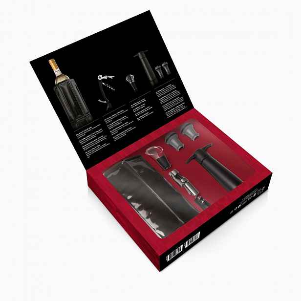 Sada VacuVin 5 doplňků k vínu Gift Box