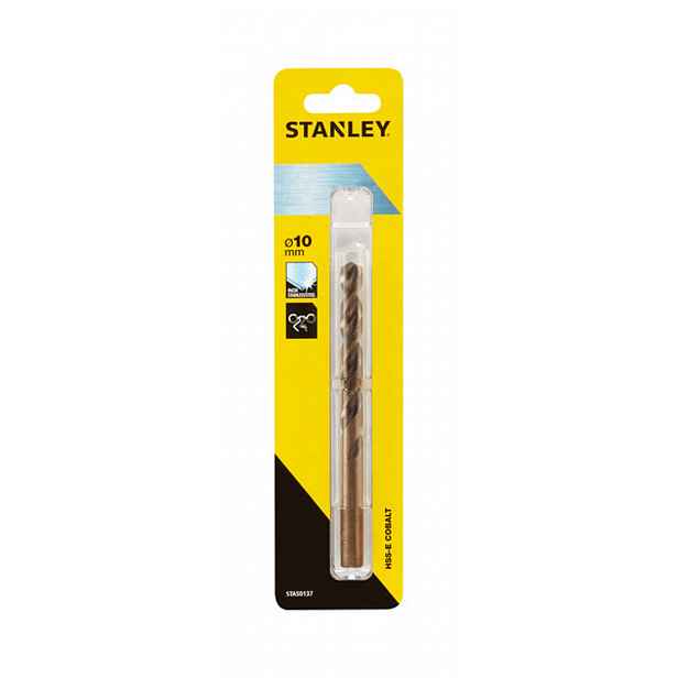 Stanley - Vrták do kovu HSS-E, průměr 10,0 mm STA50137-QZ