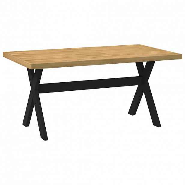 vidaXL Jídelní stůl NOAIN na nohách ve tvaru X 160x90x75 cm borovice