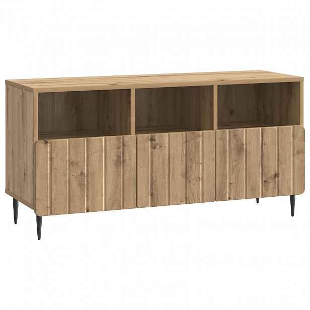 vidaXL Televizní skříň 102 x 34,5 x 50 cm Dub artisan Kompozitní dřevo