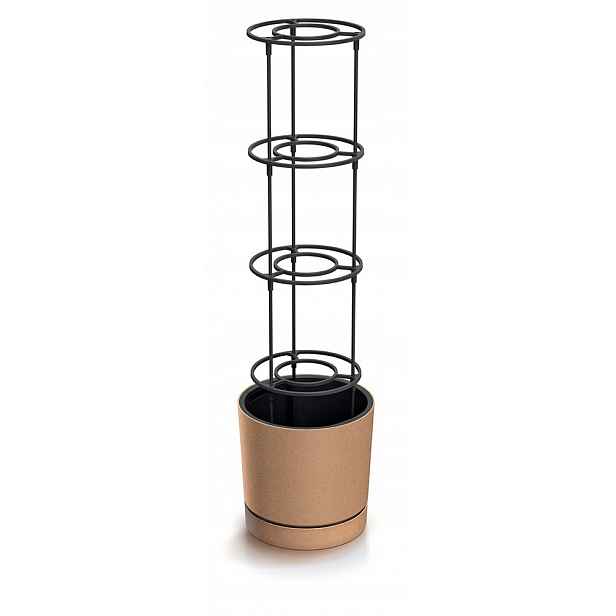 Květináč na pěstování rajčat Home Growero Eco Wood hnědý 35 l