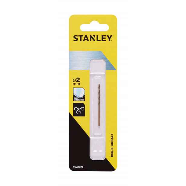 Stanley - Vrták do kovu HSS-E, průměr 2,0 mm STA50072-QZ