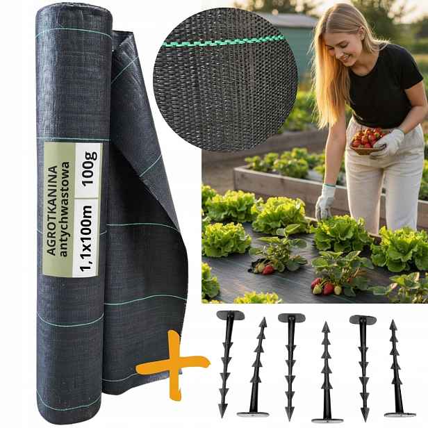 Agrotextilie 100g Školkařská podložka 1,1x100 špendlíky