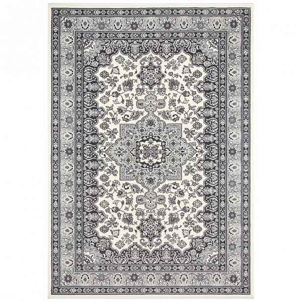 Krémově-šedý koberec Nouristan Parun Tabriz, 80 x 150 cm