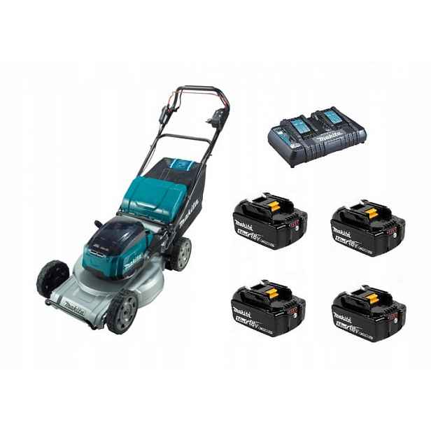Makita DLM533PT4 Samojízdná Sekačka 4x5Ah 53 cm