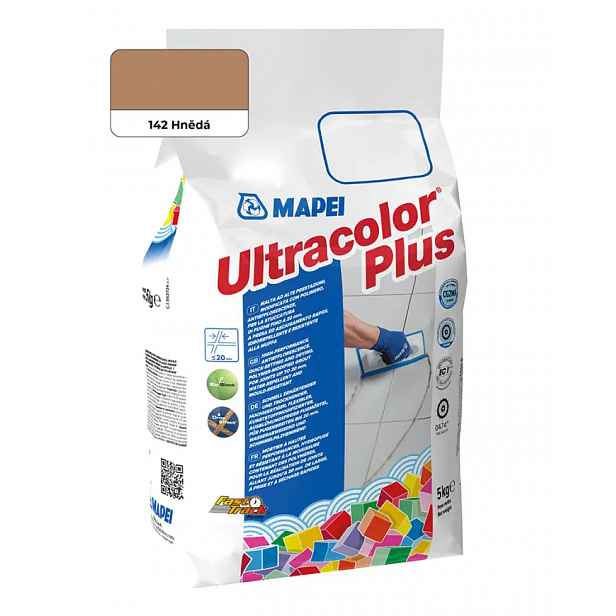 Spárovací hmota Mapei Ultracolor Plus 5 kg 142 hnědá
