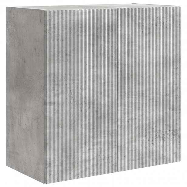 vidaXL Nástěnná skříň 59 x 31 x 60 cm Kompozitní dřevo Betonově šedá