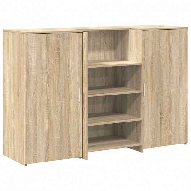 vidaXL Recepční stůl dub sonoma 155x50x103,5 cm kompozitní dřevo