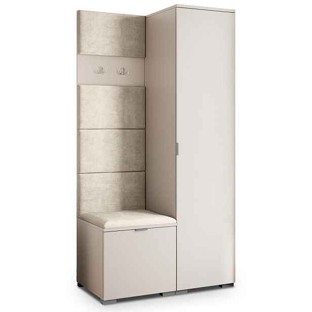 MASSENO MODERNÍ PŘEDSÍŇOVÁ SKŘÍŇ LORI, 95/181/51 cm, kašmírová