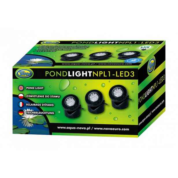 Aqua Nova Led osvětlení do jezírka 3x1,6W