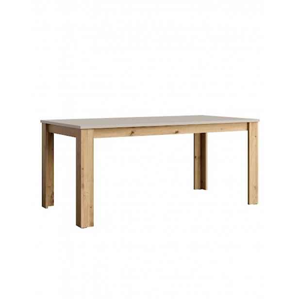 Jídelní stůl Rimini 5B kašmír + dub artisan (ID: 294272, SY-PU1506/PD3016-05B-FSC-B)