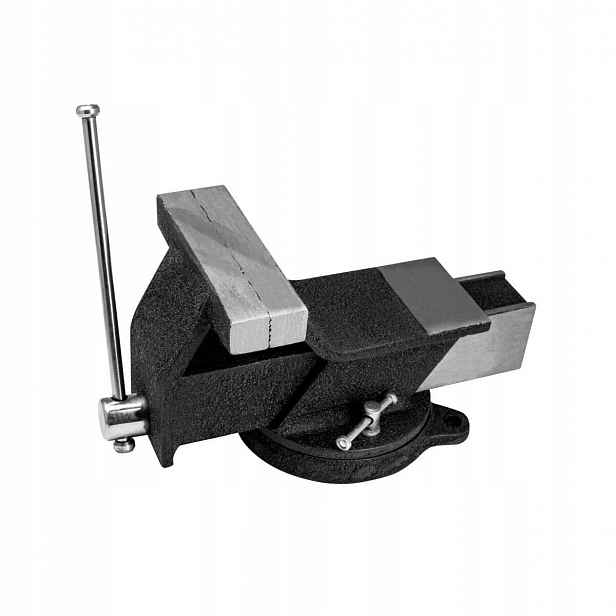 Ocelový svěrák Drel WVS-1120 otočný, zámečnický, 200 mm