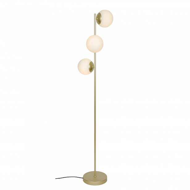 Stojací mosazná lampa Lilly 3 Zdroje E14 Kov Sklo Nordlux