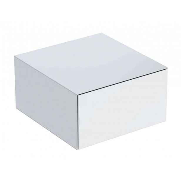 Geberit ONE - Boční skříňka, 45x25x47 cm, 1 zásuvka, lesklá bílá 505.078.00.1