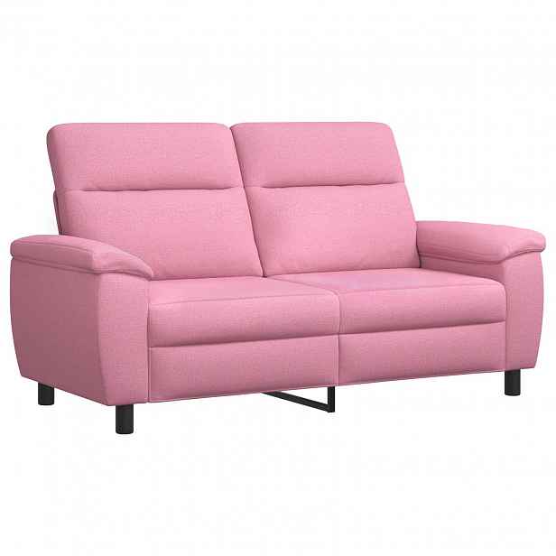 vidaXL Pohovka Růžová 178 x 90 x 95 cm Textil