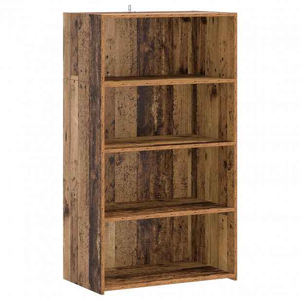 vidaXL Vysoký bufet Staré dřevo 70 x 41 x 124 cm Kompozitní dřevo
