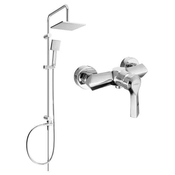 Sprchový set MEXEN Tord - sprchová baterie Sabre chrom